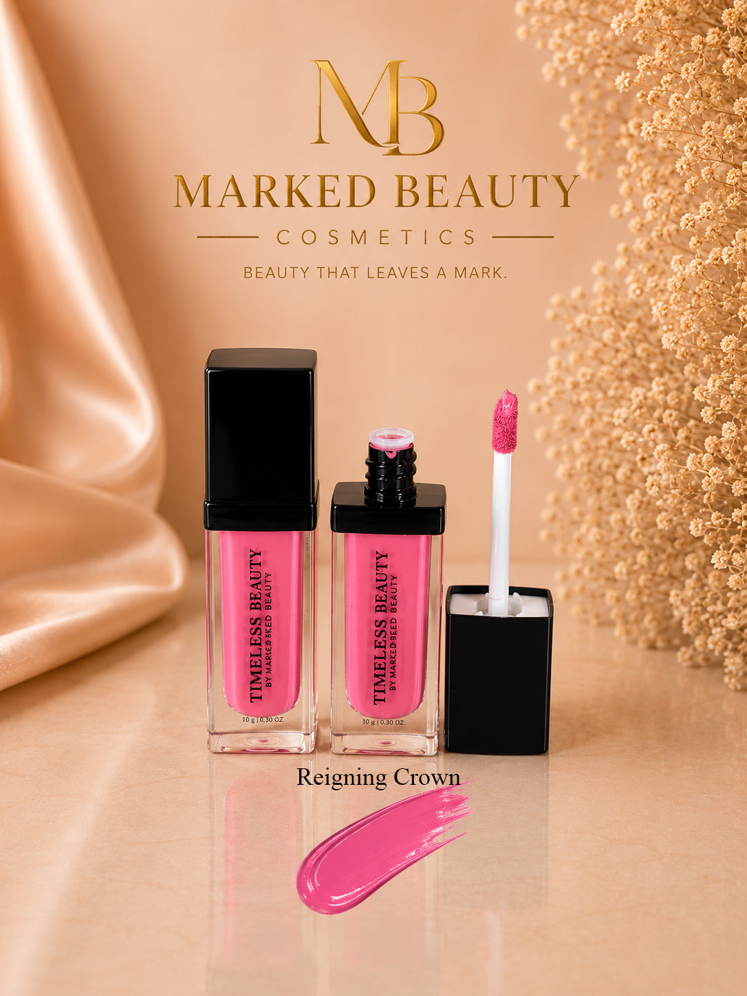 Timeless Beauty Liquid Lip Color – Reigning Crown

Product Subtitle

Luxury Liquid Lip Color | Vibrant Pink | Long-Wearing Perfection