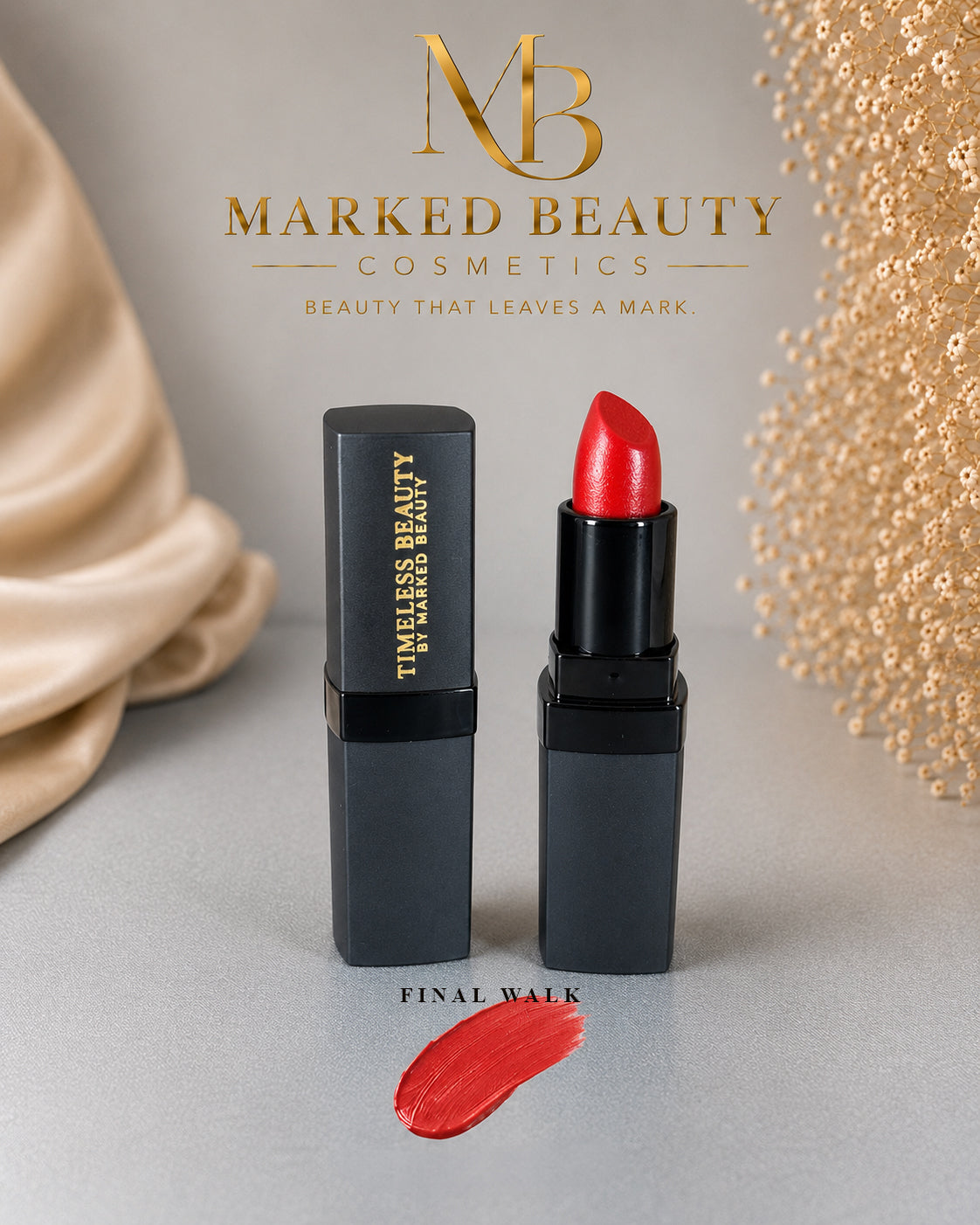 Timeless Beauty Matte Lipstick – Final Walk

Product Subtitle

Luxury Matte Lipstick | Bold Red | Runway-Ready Confidence