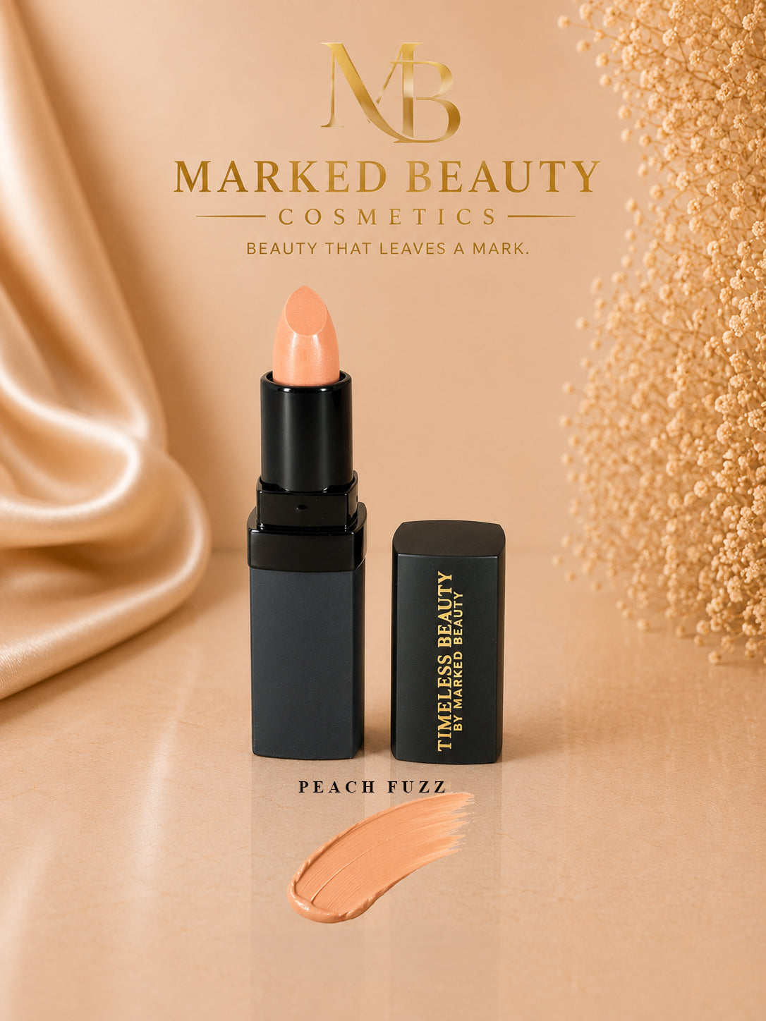 Timeless Beauty Matte Lipstick – Peach Fuzz